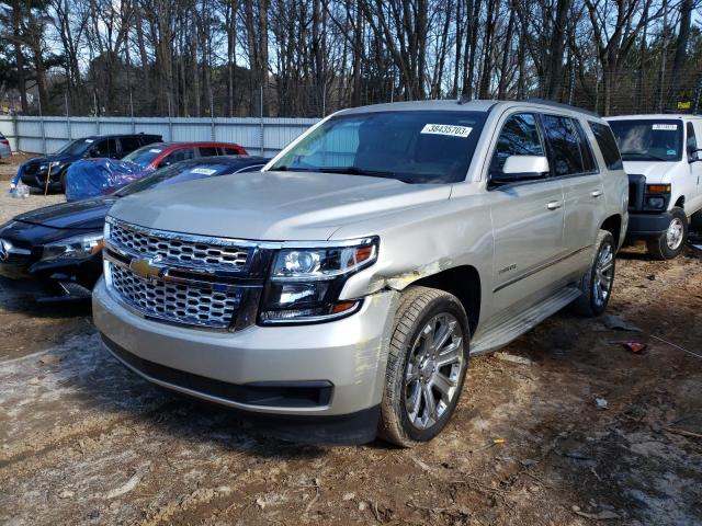 1GNSKBKC6FR215383 - 2015 CHEVROLET TAHOE K1500 LT SILVER photo 1