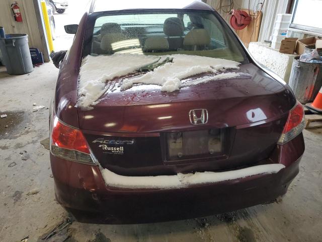 1HGCP2F78AA116732 - 2010 HONDA ACCORD EX MAROON photo 6