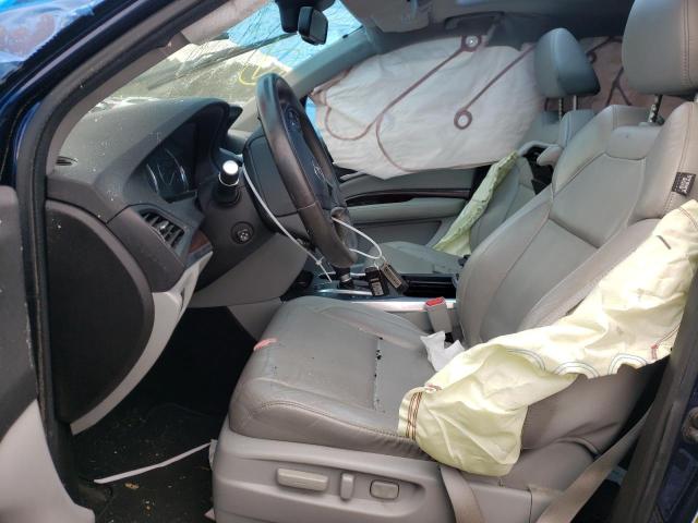 5FRYD3H45EB002091 - 2014 ACURA MDX TECHNOLOGY 蓝色 照片 7