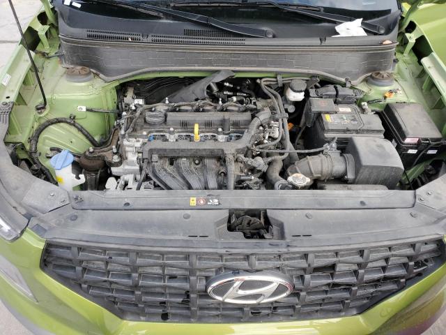 KMHRB8A31MU108534 - 2021 HYUNDAI VENUE SE GREEN photo 11