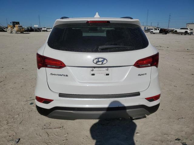 5NMZU3LB9JH100092 - 2018 HYUNDAI SANTA FE S WHITE photo 6