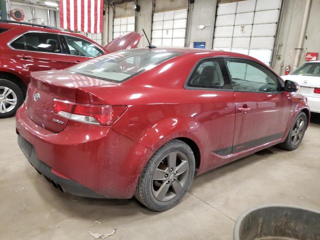 KNAFU6A28A5308133 - 2010 KIA FORTE EX RED photo 3