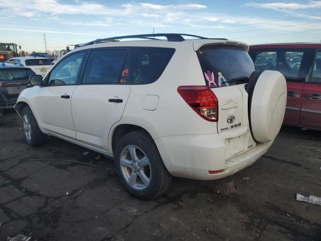 JTMBD33V385158854 - 2008 TOYOTA RAV4 WHITE photo 2