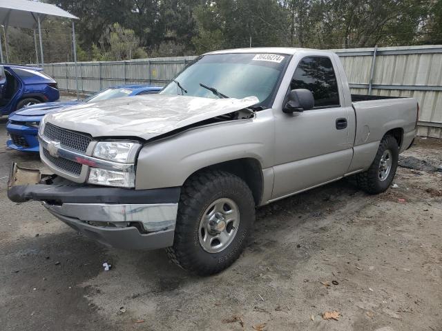 1GCEC14TX4Z222120 - 2004 CHEVROLET SILVERADO C1500 SILVER photo 1