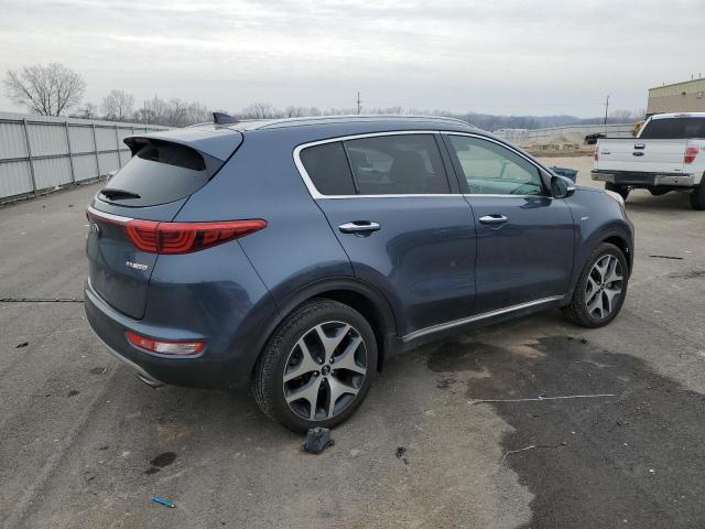 KNDPRCA68H7051631 - 2017 KIA SPORTAGE SX BLUE photo 3