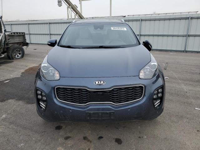 KNDPRCA68H7051631 - 2017 KIA SPORTAGE SX BLUE photo 5