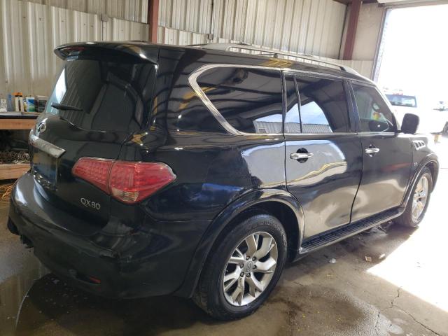 JN8AZ2NE0E9064721 - 2014 INFINITI QX80 BLACK photo 3