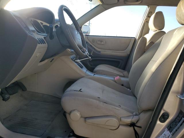 JTEGD21A150107471 - 2005 TOYOTA HIGHLANDER TAN photo 7