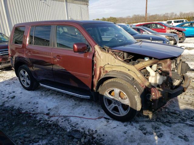 5FNYF4H54EB014873 - 2014 HONDA PILOT EXL BURGUNDY photo 4