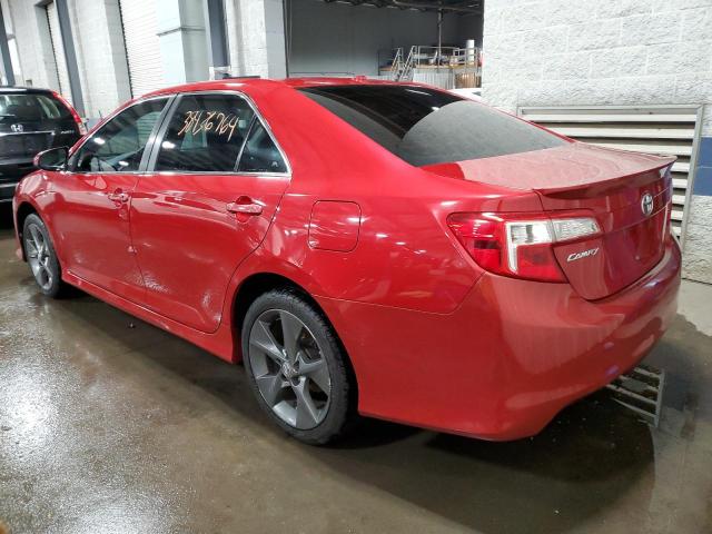 4T1BF1FK0CU620281 - 2012 TOYOTA CAMRY BASE RED photo 2