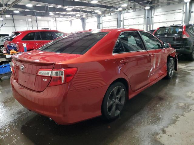 4T1BF1FK0CU620281 - 2012 TOYOTA CAMRY BASE RED photo 3