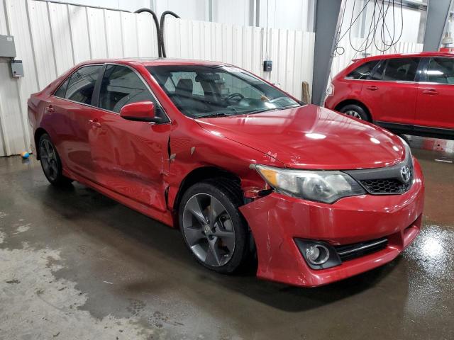 4T1BF1FK0CU620281 - 2012 TOYOTA CAMRY BASE RED photo 4