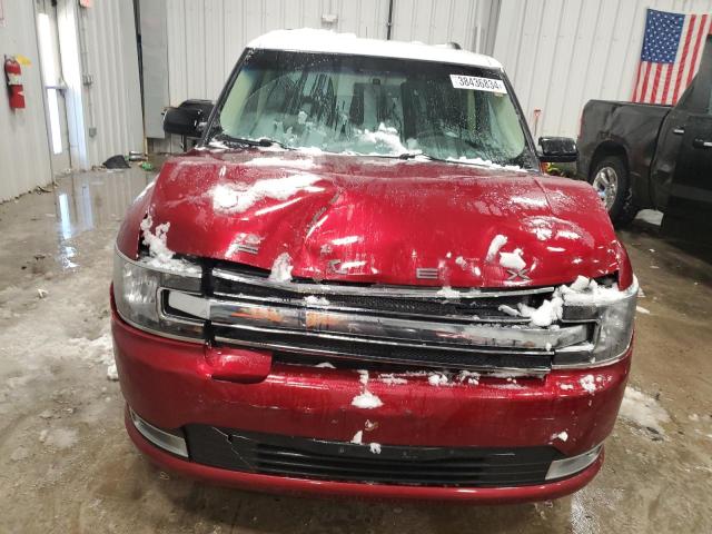 2FMGK5C88FBA13718 - 2015 FORD FLEX SEL BURGUNDY photo 5