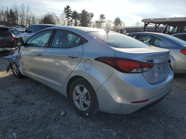 KMHDH4AE3EU181361 - 2014 HYUNDAI ELANTRA SE SILVER photo 2