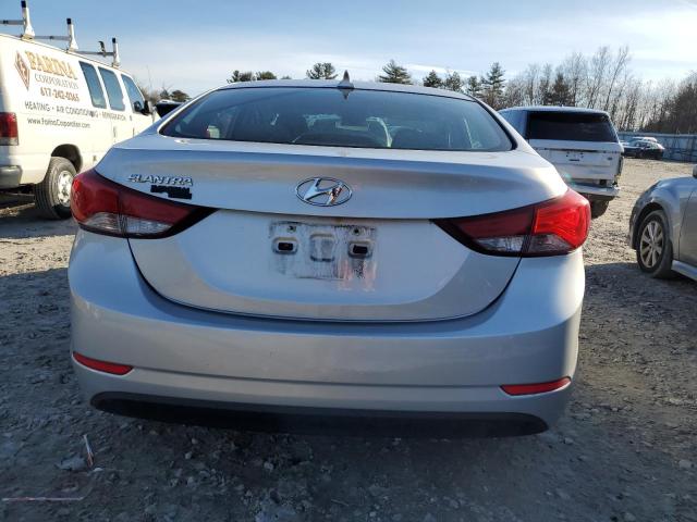 KMHDH4AE3EU181361 - 2014 HYUNDAI ELANTRA SE SILVER photo 6