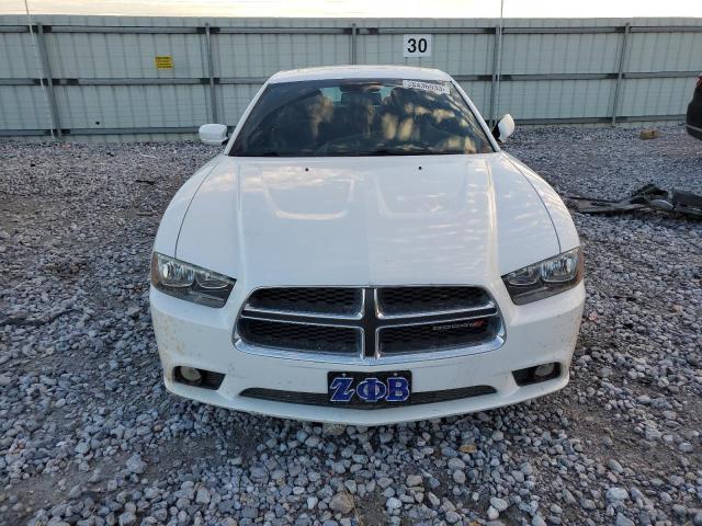 2C3CDXHG0EH274639 - 2014 DODGE CHARGER SXT WHITE photo 5