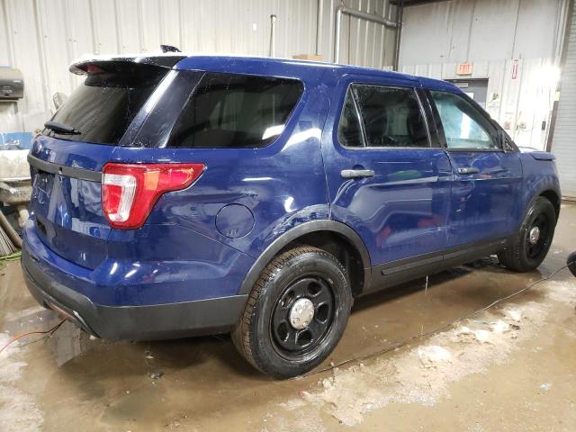 1FM5K8AR2HGC10058 - 2017 FORD EXPLORER POLICE INTERCEPTOR BLUE photo 3