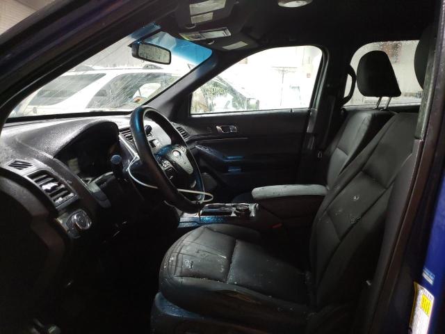 1FM5K8AR2HGC10058 - 2017 FORD EXPLORER POLICE INTERCEPTOR BLUE photo 7
