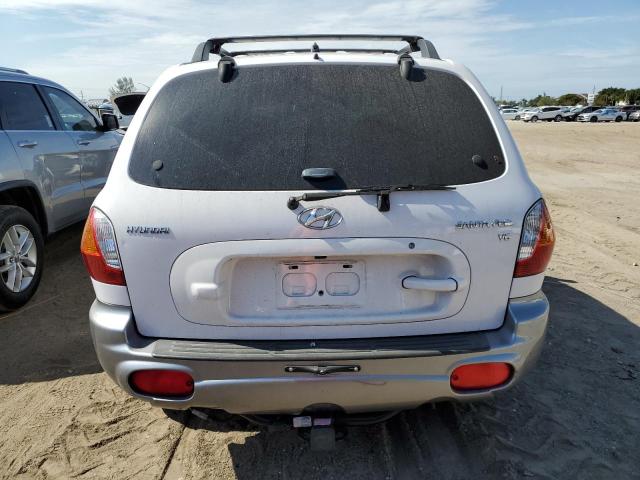 KM8SC13D24U781621 - 2004 HYUNDAI SANTA FE GLS WHITE photo 6