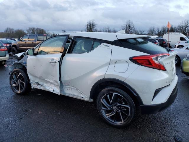 JTNKHMBX7M1110591 - 2021 TOYOTA C-HR XLE WHITE photo 2