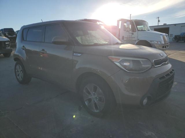 KNDJN2A22F7211928 - 2015 KIA SOUL TAN photo 4