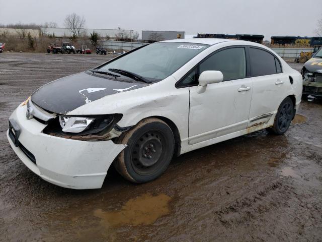 1HGFA16526L144271 - 2006 HONDA CIVIC LX WHITE photo 1