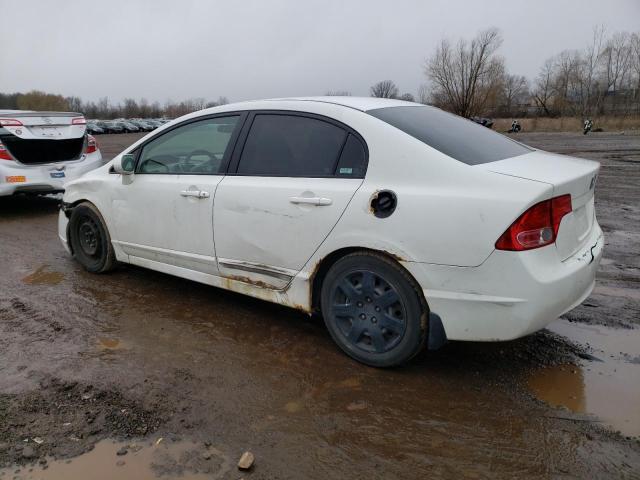 1HGFA16526L144271 - 2006 HONDA CIVIC LX WHITE photo 2