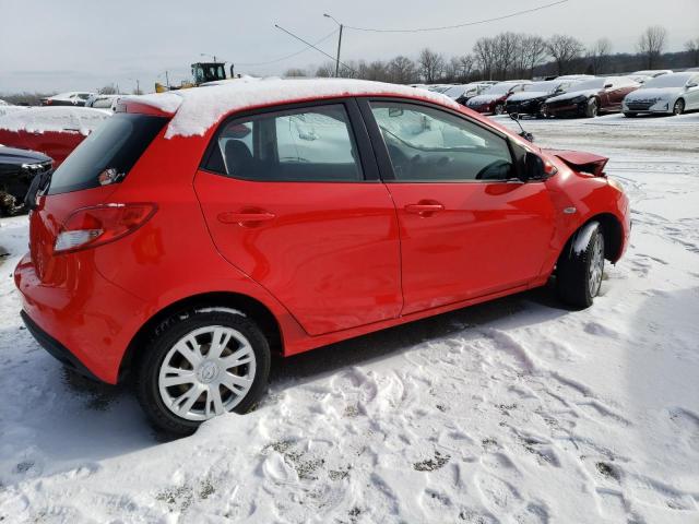 JM1DE1KY8C0139597 - 2012 MAZDA MAZDA2 RED photo 3