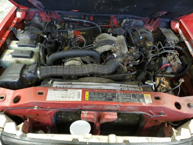 4F4YR12UX1TM23805 - 2001 MAZDA B3000 RED photo 11