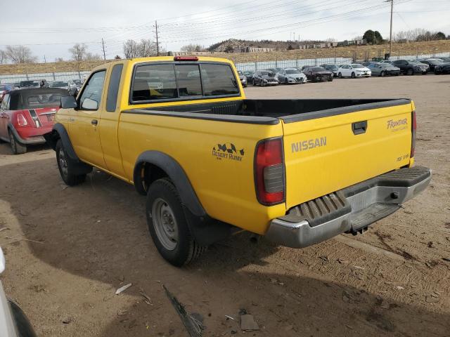 1N6ED26T3YC391109 - 2000 NISSAN FRONTIER KING CAB XE YELLOW photo 2