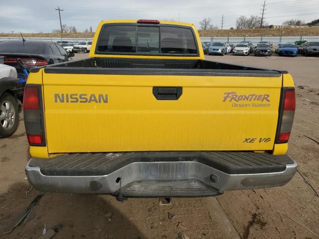 1N6ED26T3YC391109 - 2000 NISSAN FRONTIER KING CAB XE YELLOW photo 6