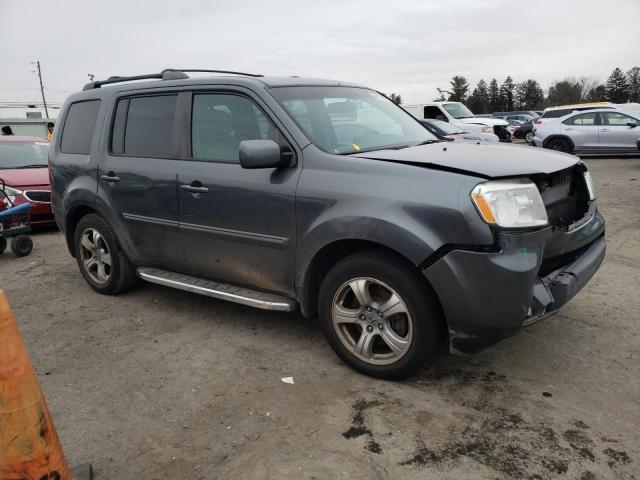 5FNYF4H53DB056627 - 2013 HONDA PILOT EXL GRAY photo 4