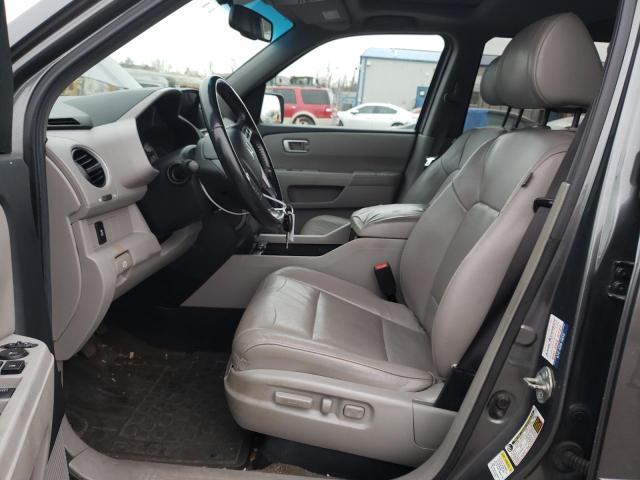 5FNYF4H53DB056627 - 2013 HONDA PILOT EXL GRAY photo 7