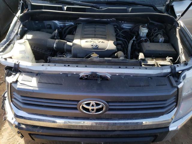 5TFUW5F10FX462653 - 2015 TOYOTA TUNDRA DOUBLE CAB SR/SR5 SILVER photo 11