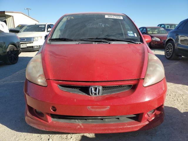 JHMGD38607S027581 - 2007 HONDA FIT S 红色 照片 5