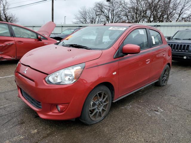 ML32A4HJ6EH003572 - 2014 MITSUBISHI MIRAGE ES RED photo 1