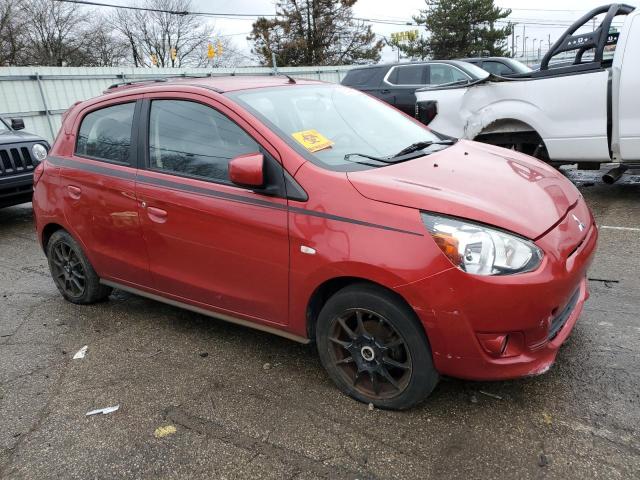 ML32A4HJ6EH003572 - 2014 MITSUBISHI MIRAGE ES RED photo 4