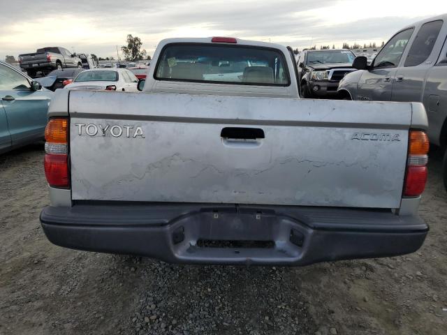 5TENL42N54Z457602 - 2004 TOYOTA TACOMA SILVER photo 6