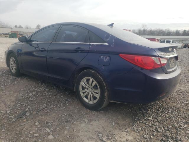 5NPEB4AC1BH032705 - 2011 HYUNDAI SONATA GLS BLUE photo 2