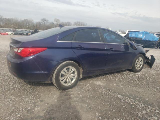 5NPEB4AC1BH032705 - 2011 HYUNDAI SONATA GLS BLUE photo 3