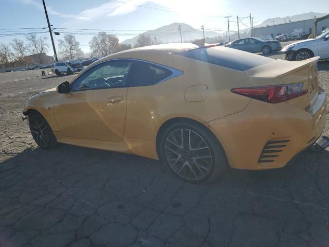 JTHHZ5BC2J5018242 - 2018 LEXUS RC 350 YELLOW photo 2