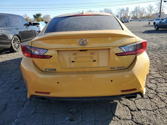 JTHHZ5BC2J5018242 - 2018 LEXUS RC 350 YELLOW photo 6