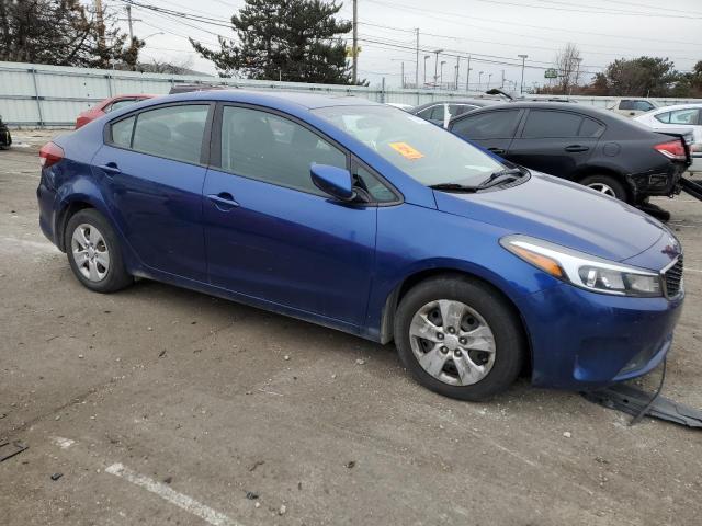 3KPFK4A77JE169965 - 2018 KIA FORTE LX BLUE photo 4