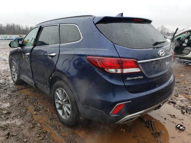 KM8SMDHF4HU191659 - 2017 HYUNDAI SANTA FE SE BLUE photo 2