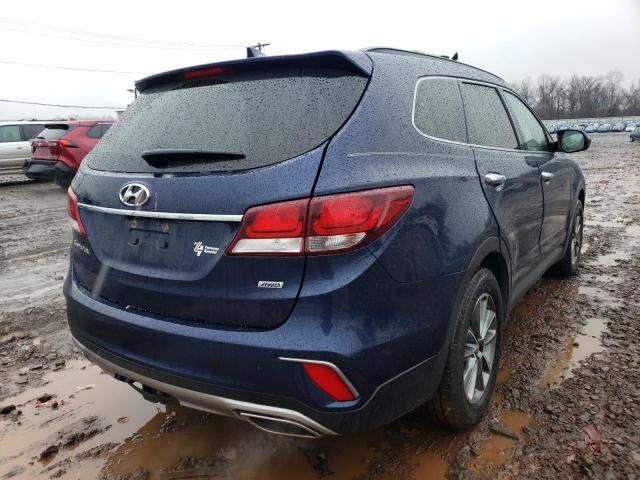 KM8SMDHF4HU191659 - 2017 HYUNDAI SANTA FE SE BLUE photo 3