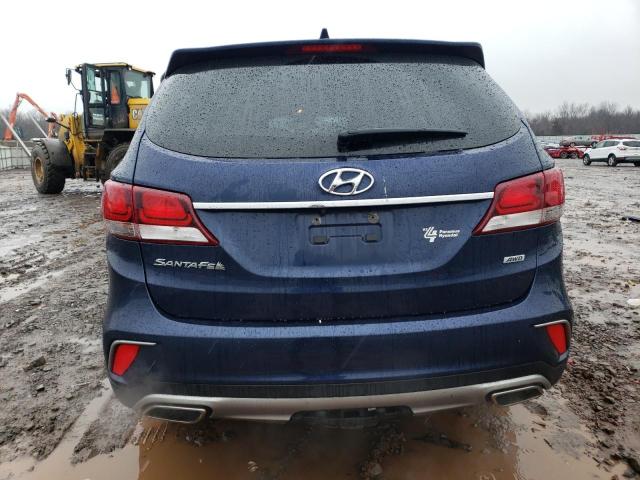 KM8SMDHF4HU191659 - 2017 HYUNDAI SANTA FE SE BLUE photo 6