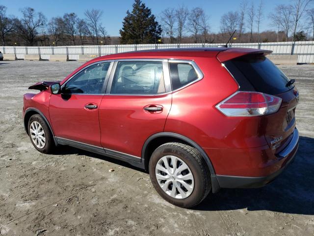 KNMAT2MT5GP613194 - 2016 NISSAN ROGUE S RED photo 2