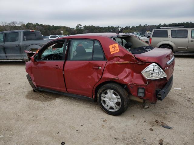 3N1BC1AP6BL418721 - 2011 NISSAN VERSA S RED photo 2