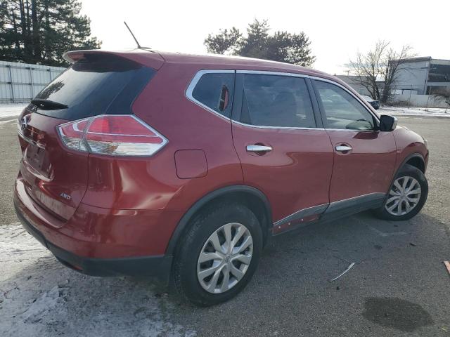 KNMAT2MV8FP562998 - 2015 NISSAN ROGUE S RED photo 3