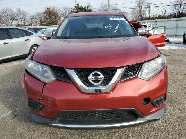 KNMAT2MV8FP562998 - 2015 NISSAN ROGUE S RED photo 5